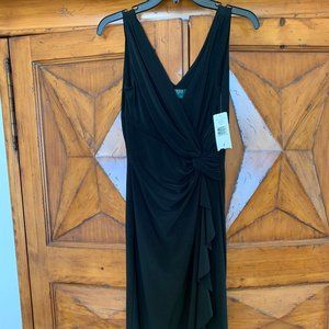 Ralph Lauren Black Dress Small (size 2) NEW